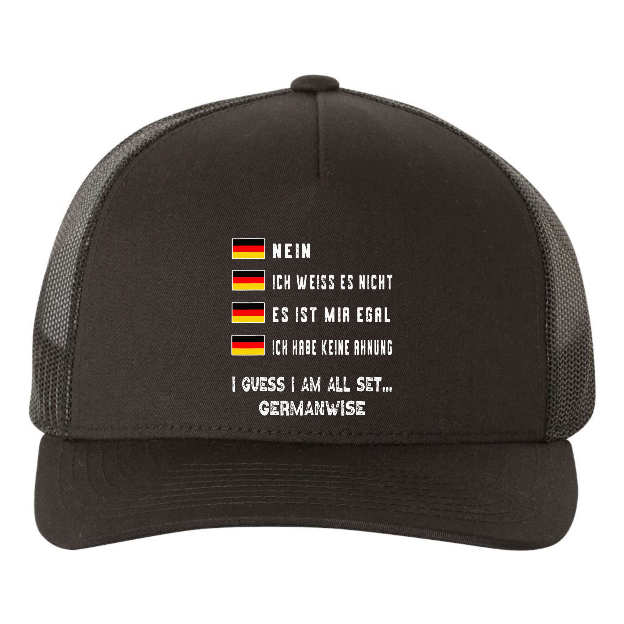 Speaking German Funny Deutsch Student German Language Yupoong Adult 5-Panel Trucker Hat