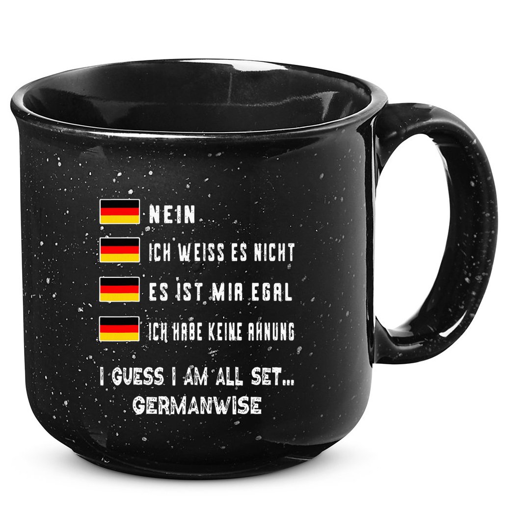 Speaking German Funny Deutsch Student German Language 15oz Campfire Ceramic Mug