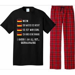 Speaking German Funny Deutsch Student German Language Pajama Set