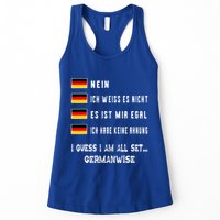 Speaking German Funny Deutsch Student German Language Womens Tank Top