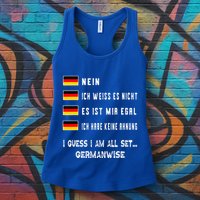 Speaking German Funny Deutsch Student German Language Womens Tank Top