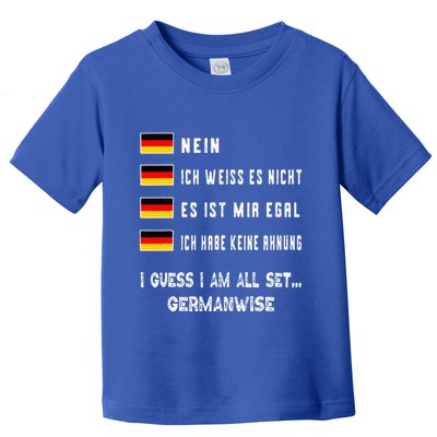 Speaking German Funny Deutsch Student German Language Toddler T-Shirt