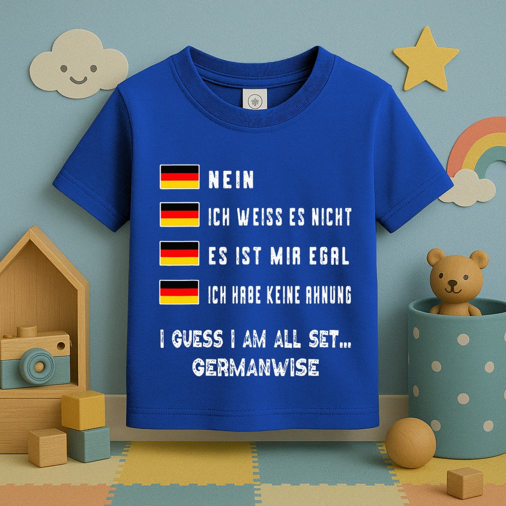 Speaking German Funny Deutsch Student German Language Toddler T-Shirt