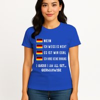 Speaking German Funny Deutsch Student German Language Womens T-Shirt