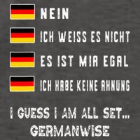 Speaking German Funny Deutsch Student German Language Vector Backpack