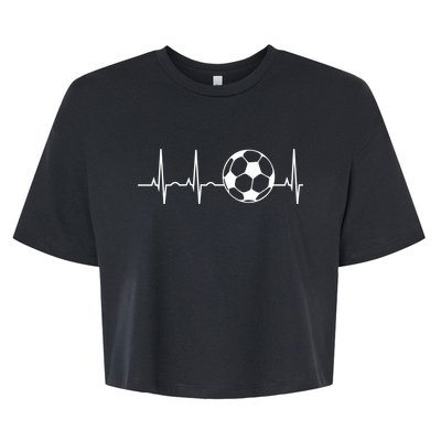 Soccer Gift For Teens Men And Women Gift Soccer Lover Gift Bella+Canvas Jersey Crop Tee