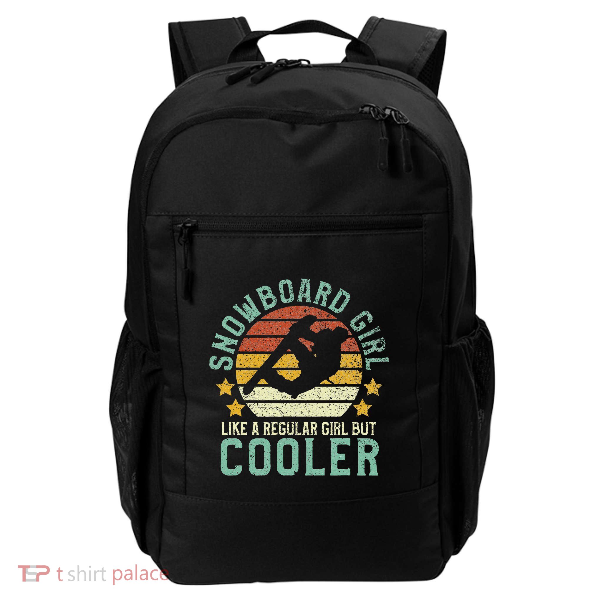Snowboard Girl Funny Female Snowboarding & Snowboarder Gift Daily Commute Backpack