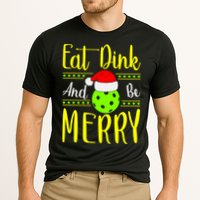 Santa Gift For Pickleball Plyer Eat Dink And Be Merry Cooling Performance Crew T-Shirt