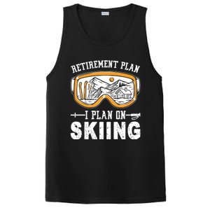 Ski Gift For Retired Retiret Plan I Plan On Skiing Gift PosiCharge Competitor Tank