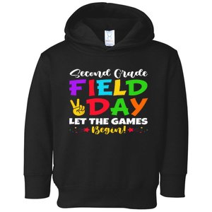 Second Grade Field Day Let The Games Begin Teachers Toddler Hoodie