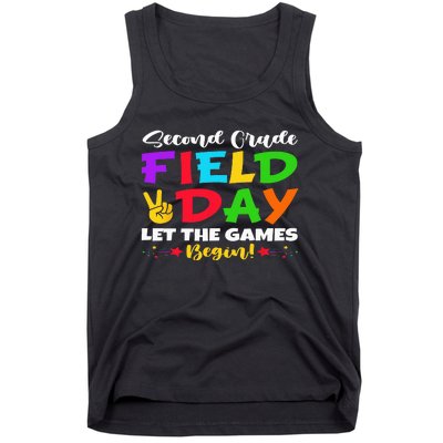 Second Grade Field Day Let The Games Begin Teachers Tank Top