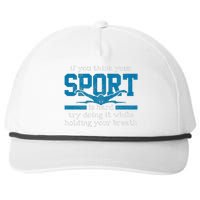 Swimmer Gift Funny Swimming Sports Quote Snapback Five-Panel Rope Hat