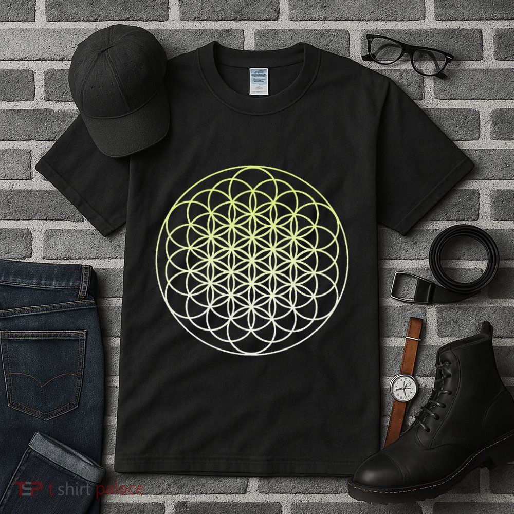 Sacred Geometry Flower Of Life Tall T-Shirt