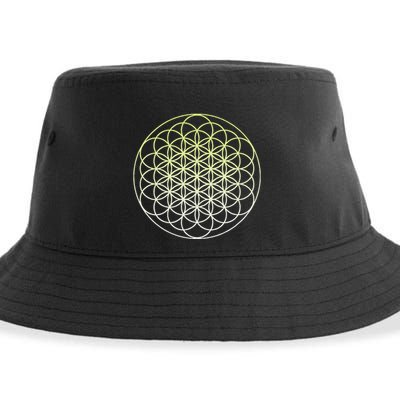 Sacred Geometry Flower Of Life Sustainable Bucket Hat