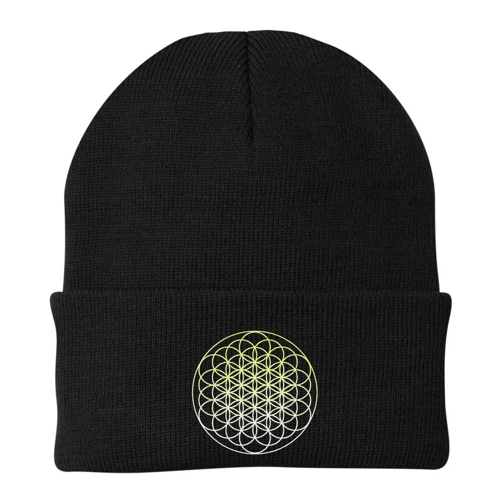 Sacred Geometry Flower Of Life Beanie