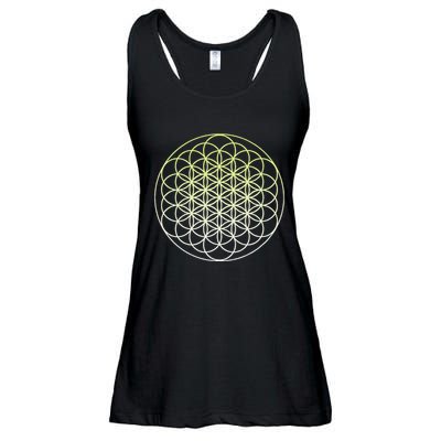Sacred Geometry Flower Of Life Ladies Essential Flowy Tank