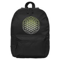 Sacred Geometry Flower Of Life 16 in Basic Backpack