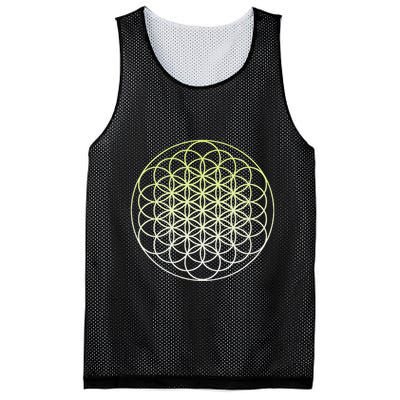 Sacred Geometry Flower Of Life Mesh Reversible Basketball Jersey Tank