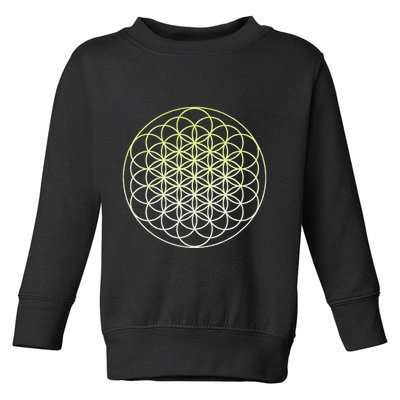 Sacred Geometry Flower Of Life Toddler Sweatshirt
