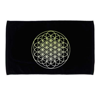 Sacred Geometry Flower Of Life Microfiber Hand Towel