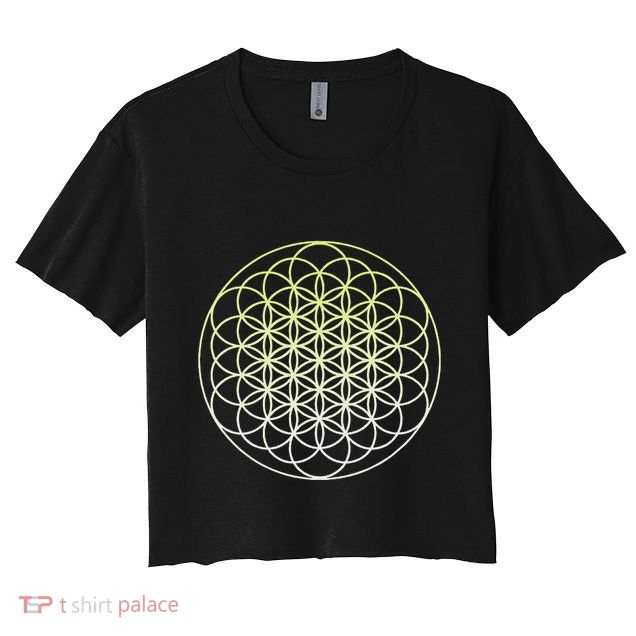 Sacred Geometry Flower Of Life Crop Top