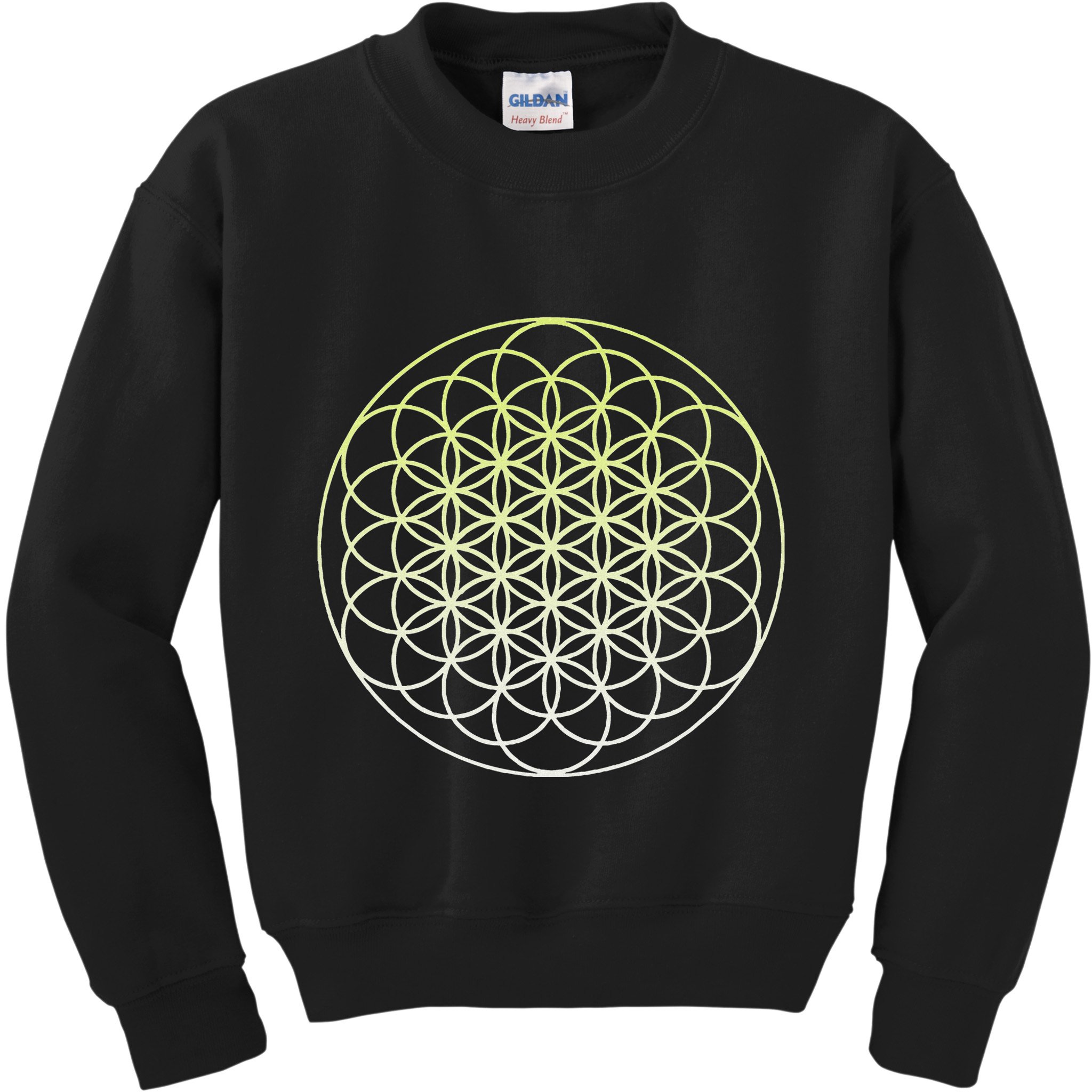 Sacred Geometry Flower Of Life Kids Sweatshirt