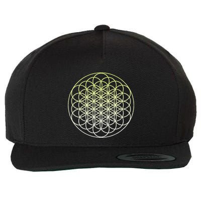 Sacred Geometry Flower Of Life Wool Snapback Cap