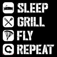 Sleep Grill Fly Repeat Impact Tech Backpack
