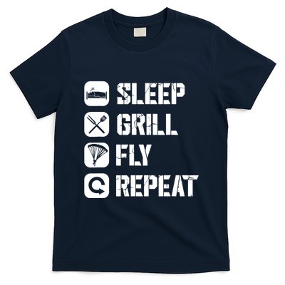 Sleep Grill Fly Repeat T-Shirt