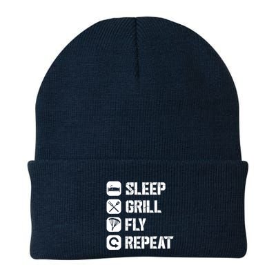 Sleep Grill Fly Repeat Beanie