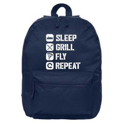 Sleep Grill Fly Repeat 16 in Basic Backpack
