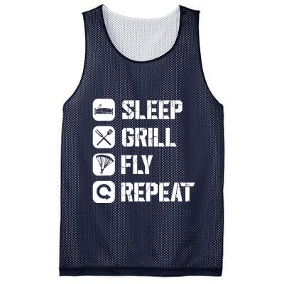 Sleep Grill Fly Repeat Mesh Reversible Basketball Jersey Tank