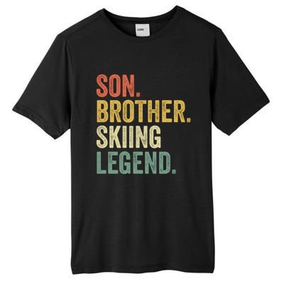 Ski Gift Funny Funny Gift Son Skiing Cute Gift Tall Fusion ChromaSoft Performance T-Shirt