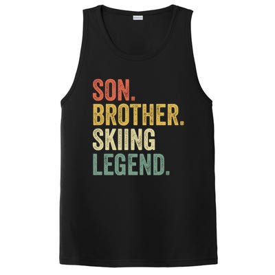 Ski Gift Funny Funny Gift Son Skiing Cute Gift PosiCharge Competitor Tank