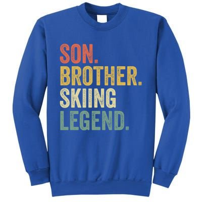 Ski Gift Funny Funny Gift Son Skiing Cute Gift Sweatshirt