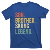 Ski Gift Funny Funny Gift Son Skiing Cute Gift T-Shirt