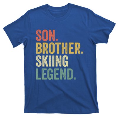 Ski Gift Funny Funny Gift Son Skiing Cute Gift T-Shirt