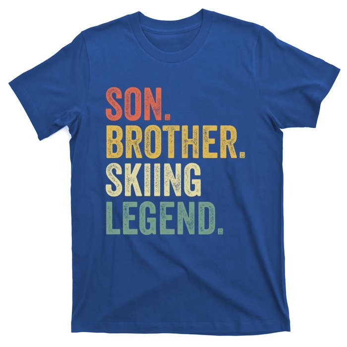 Ski Gift Funny Funny Gift Son Skiing Cute Gift T-Shirt