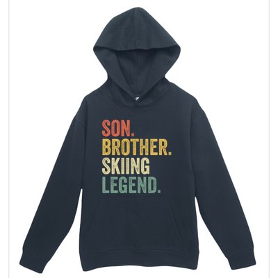 Ski Gift Funny Funny Gift Son Skiing Cute Gift Urban Pullover Hoodie