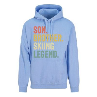 Ski Gift Funny Funny Gift Son Skiing Cute Gift Unisex Surf Hoodie