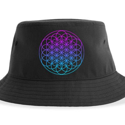 Sacred Geometry Flower Of Life Sustainable Bucket Hat