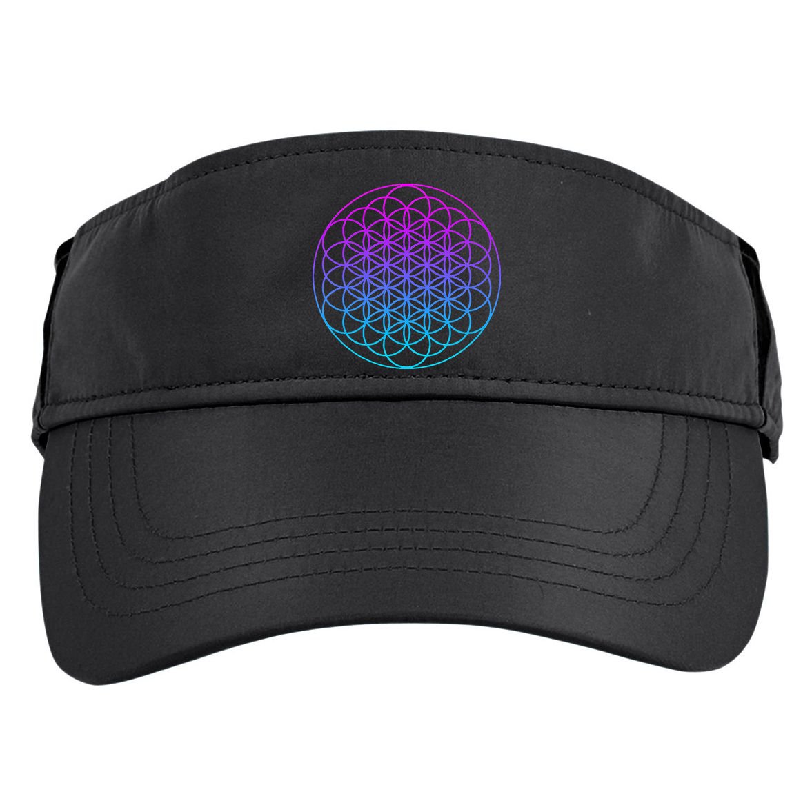 Sacred Geometry Flower Of Life Adult Drive Performance Visor