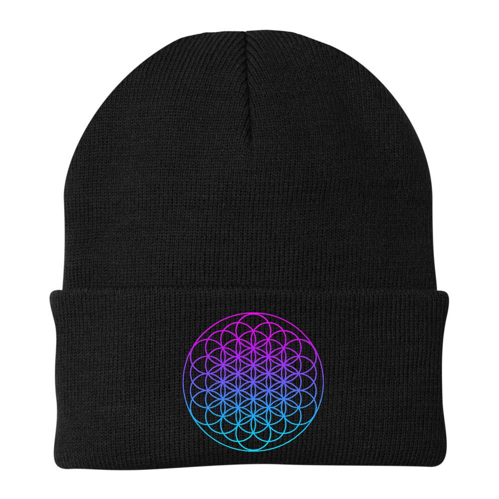 Sacred Geometry Flower Of Life Beanie