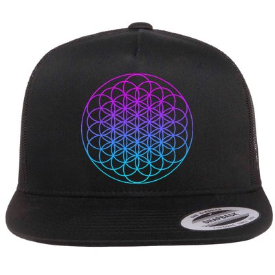 Sacred Geometry Flower Of Life Flatbill Hat