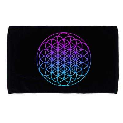 Sacred Geometry Flower Of Life Microfiber Hand Towel