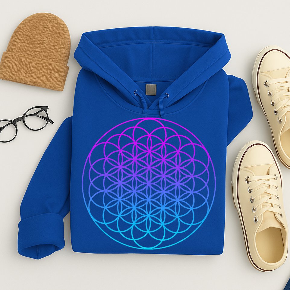 Sacred Geometry Flower Of Life Hoodie