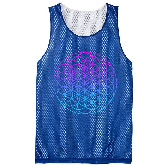 Sacred Geometry Flower Of Life Mesh Reversible Basketball Jersey Tank