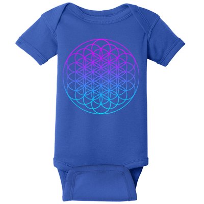 Sacred Geometry Flower Of Life Baby Bodysuit