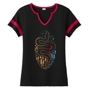 Snake Gifts For Boy And Women Viper Herpetol Ladies Halftime Notch Neck Tee