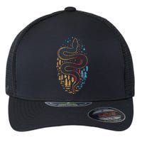 Snake Gifts For Boy And Women Viper Herpetol Flexfit Unipanel Trucker Cap